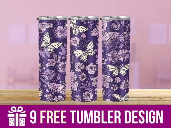 3D Daisies Flowers Tumbler Wrap Graphics for Crafts