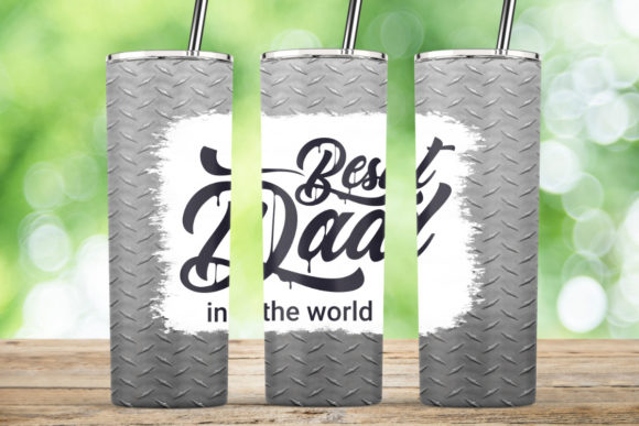 Best Dad in the World 20oz Tumbler Wrap: Crafts & Graphics