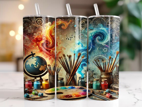 Create Your World Painter Tumbler Wrap: A Designer's Review