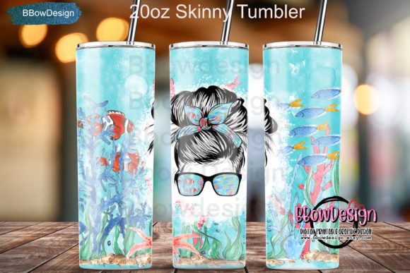 Under Sea Watercolor Tumbler Wraps Graphics Review