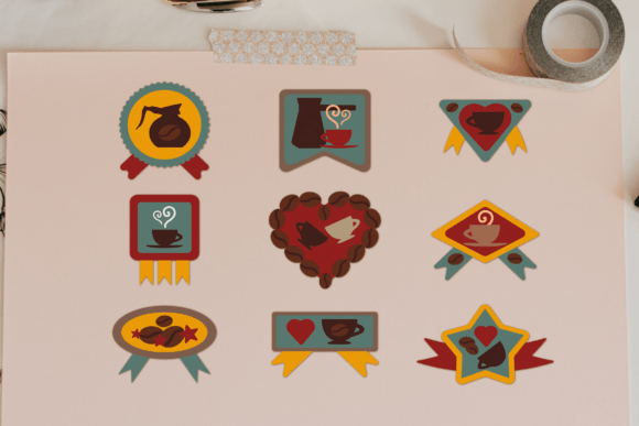 Vintage Coffee Badges Set: Graphics & Icons Review