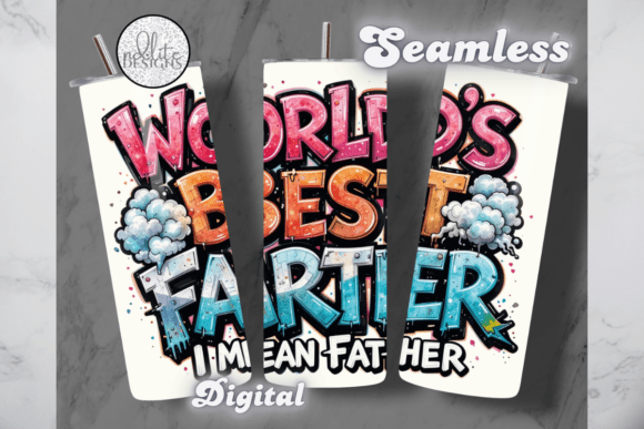 World's Best Farter Tumbler Wrap Graphics Review