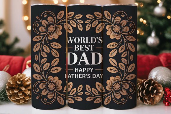 World’s Best Dad 20oz Tumbler Wrap Graphics Review
